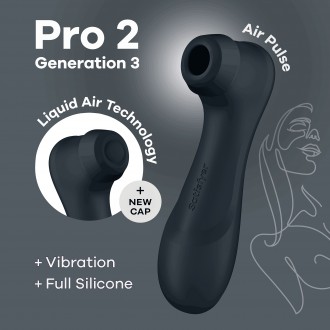 SATISFYER PRO 2 GEN 3 ЧЕРНЫЙ