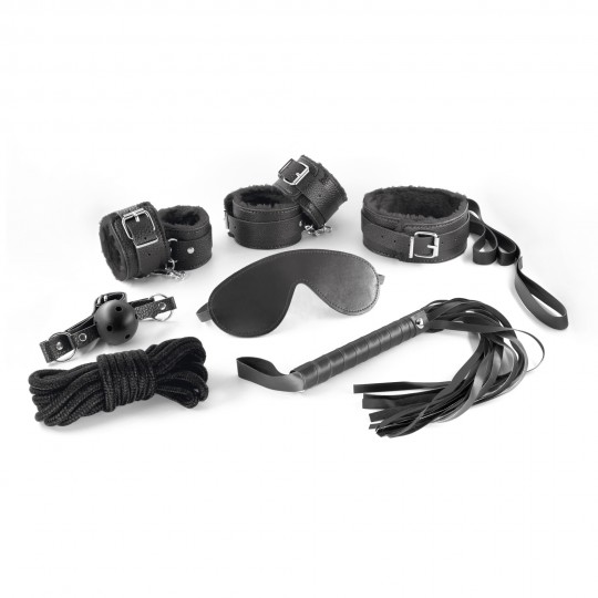 CRUSHIOUS  DUNGEONS &amp; MAIDENS BDSM KIT BLACK