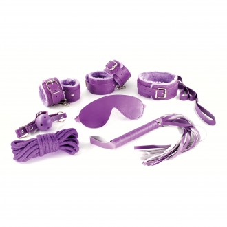 PACK OF 18 CRUSHIOUS  DUNGEONS & MAIDENS BDSM KIT PURPLE
