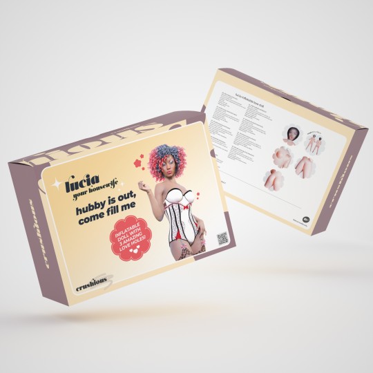 PACK DE 18 LUCIA A DONA DE CASA BONECA INSUFLÁVEL MULATA CRUSHIOUS