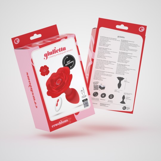 5 + 1 FREE CRUSHIOUS GIULIETTA ROTATING ANAL PLUG WITH REMOTE