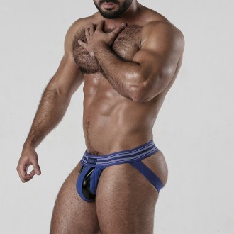 LOCKER GEAR BACKROOM BOTTOMLESS JOCKSTRAP BLUE