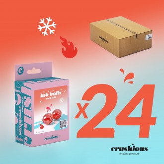 PACK OF 24 LUB BALLS HOT & COLD EFFECT EXPLOSIVE BALLS CRUSHIOUS