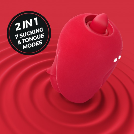 КЛИТОРАЛЬНЫЙ СТИМУЛЯТОР С ЯЗЫЧКОМ