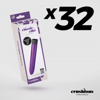 PACK DE 32 VIBRADOR CLASSIC VIBE CRUSHIOUS ROXO