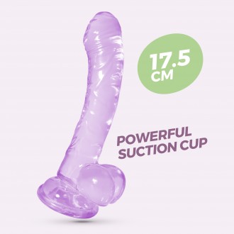 HUDINI DILDO ANAL JELLY MORADO CRUSHIOUS