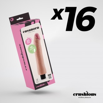 PACK DE 16 VIBROMASSEUR RÉALISTE CASANOVA CRUSHIOUS