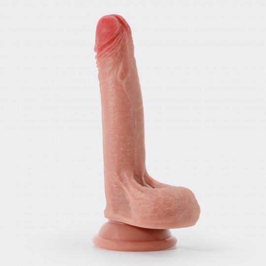 INVIKTUS 7 GODE EN SILICONE LIQUIDE COULEUR CHAIR CRUSHIOUS