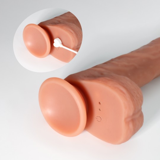 VIBRATORE INVITIKTUS VIBE 8,5 IN SILICONE LIQUIDO CRUSHIOUS COLOR CARNE