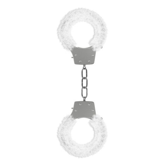 PLEASURE FURRY HANDCUFFS WHITE