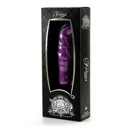 VIBRADOR FRIGGA ROXO EMBALAGEM PRETA