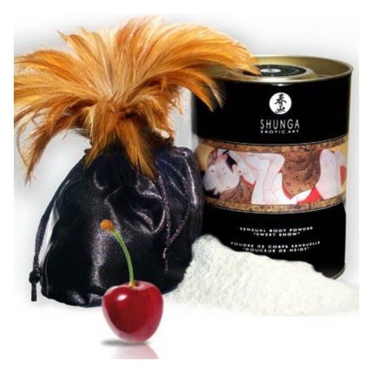 POLVOS CORPORALES SHUNGA SWEET SNOW CEREZA 228GR