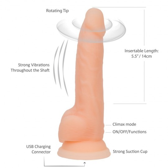 8\&quot; ROTATING &amp; VIBRATING DONG