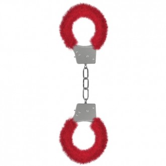 ESPOSAS CON PELUCHE BEGINNER'S FURRY HANDCUFFS ROJAS