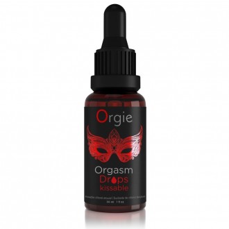 ПОЦЕЛУИ ORGASM DROPS KISSABLE 30ML ORGIE