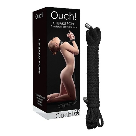 KINBAKU RESTRICTION ROPE 5 METERS BLACK