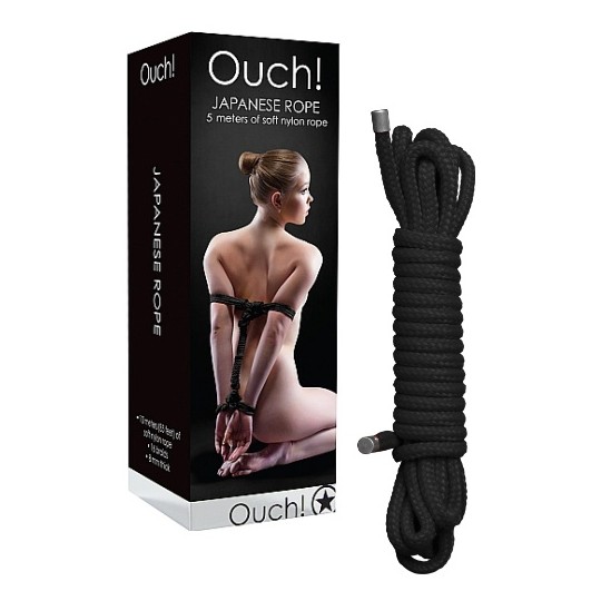 JAPANESE RESTRICTION ROPE 5 METERS BLACK