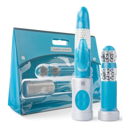 KIT VIBRADOR DOBLE LADIES AFFAIR MIDNIGHT ENCOUNTER