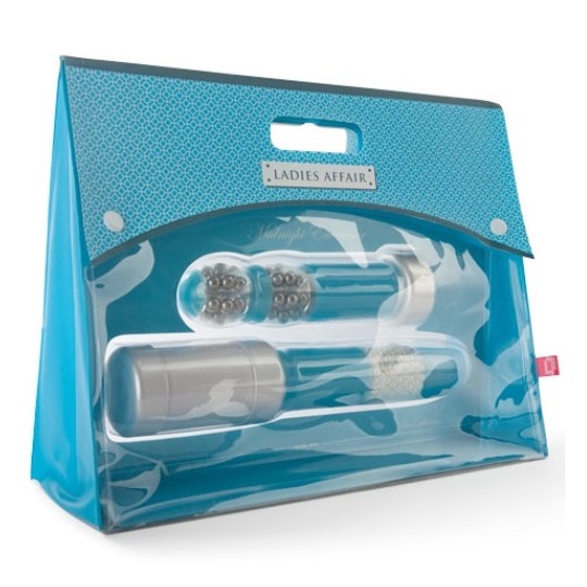 KIT VIBRADOR DOBLE LADIES AFFAIR MIDNIGHT ENCOUNTER