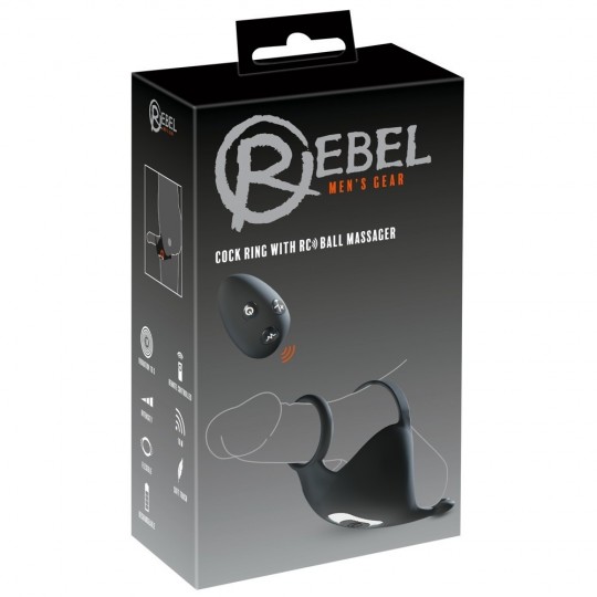 COCK RING WITH RC BALL MASSAGER