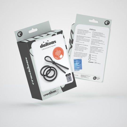 DALTONS CONJUNTO DE ANILLOS DE SILICONA PARA EL PENE CRUSHIOUS