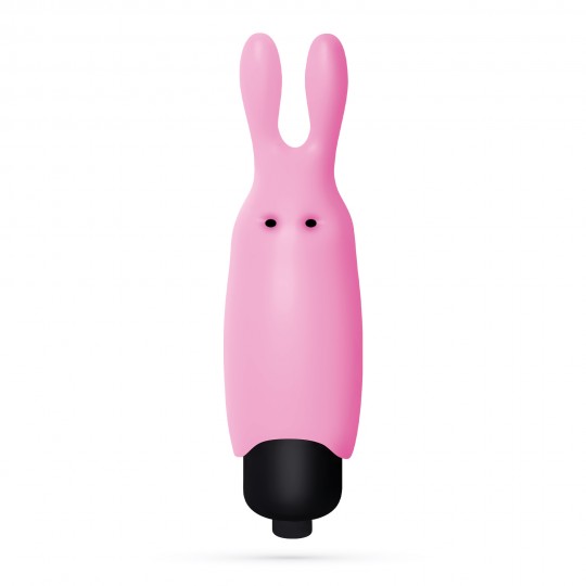 O-PET LAPIN AVEC VIBROMASSEUR BULLET À 10 VIBRATIONS ROSE PASTEL CRUSHIOUS