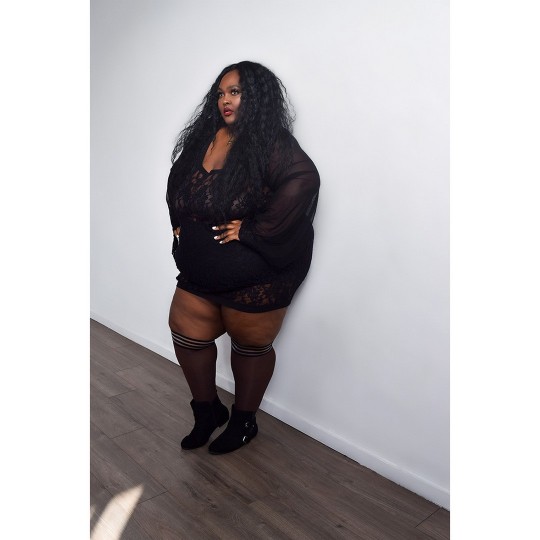 BAS À JARRETELLES AUTUMN MARRON NUDE KIX'IES