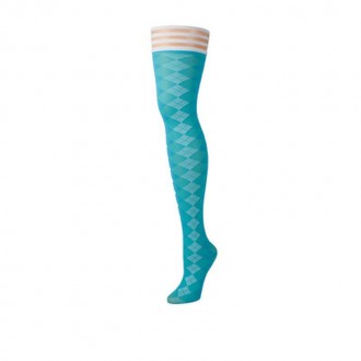 KIX'IES PAR 4 STOCKINGS BLUE