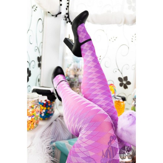 KIX'IES PAR 4 STOCKINGS PURPLE