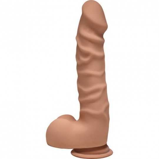 DILDO CON TESTICOLI RAGIN' D REALISTIC ULTRASKYN 10 / 25 CM DOC JOHNSON