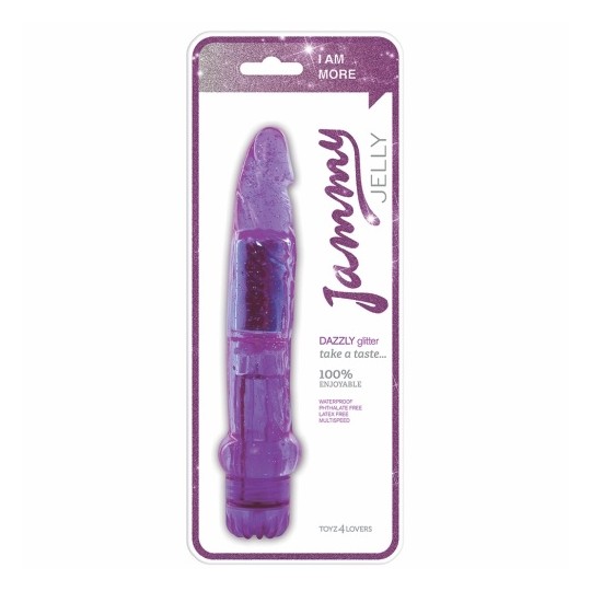 VIBRADOR JAMMY JELLY DAZZLY GLITTER