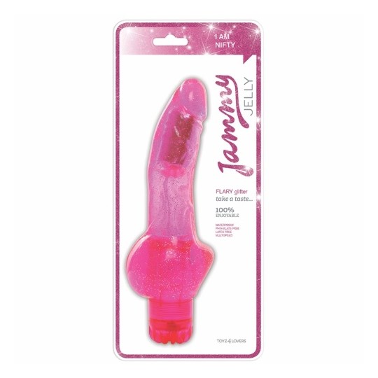 VIBRADOR JAMMY JELLY FLARY GLITTER