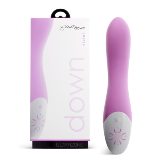 VIBRADOR RECARGABLE TOUCH DOWN VIOLET