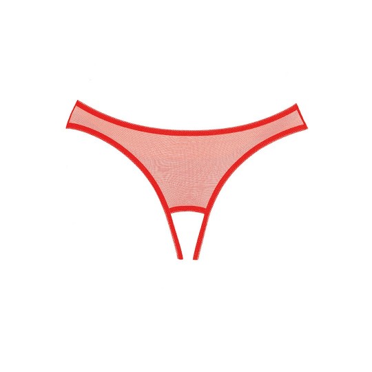 CULOTTE AVEC OUVERTURE EXPOSÉ ROUGE ALLURE