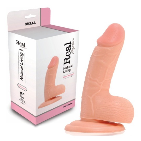 REAL RAPTURE WATER SENSATIONS REALISTIC DILDO 5'' WHITE