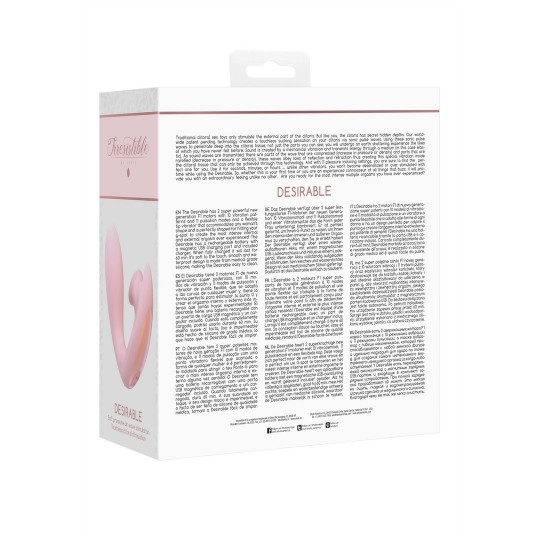 DESIRABLE - BENDABLE AIR PULSE VIBRATOR