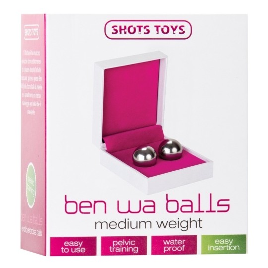 BEN WA MEDIUM WEIGHT BALLS SILVER