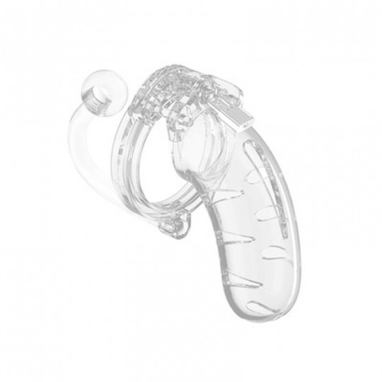 MODEL 11 CHASTITY COCK CAGE WITH PLUG - 4.5 / 11,5 CM