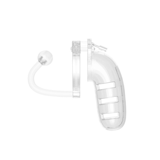MODEL 12 CHASTITY COCK CAGE WITH PLUG - 5.5 / 14 CM
