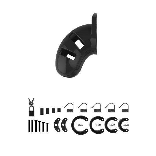 МОДЕЛЬ 13 КЛЕТКА ДЛЯ ЧЛЕНА ЦЕЛОМУДРИЯ - 2,5 / 6,5 СМ