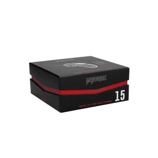 МОДЕЛЬ 15 КЛЕТКА ДЛЯ ЧЛЕНА ЦЕЛОМУДРИЯ С УРЕТРАЛЬНЫМ ЗОНДИРОВАНИЕМ - 3,5 / 9 СМ