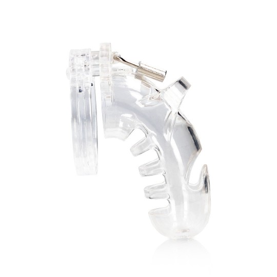 MODEL 26 - CHASTITY CAGE - 4.5\'\' / 11,5 CM - TRANSPARENT