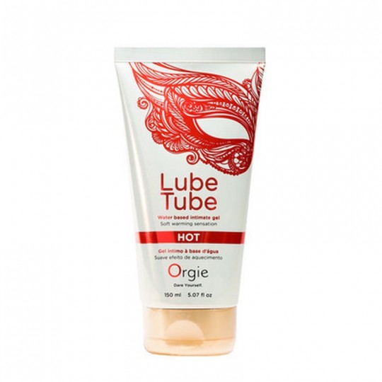 СМАЗКА НА ВОДНОЙ ОСНОВЕ С РАЗОГРЕВАТЕЛЬНЫМ ЭФФЕКТОМ LUBE TUBE 150ML ORGIE
