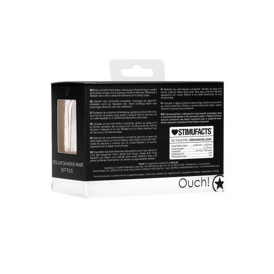 ЗАТЫЧКА ДЛЯ ПОПЫ "БРИЛЛИАНТОВОЕ СЕРДЦЕ" - ОБЫЧНАЯ