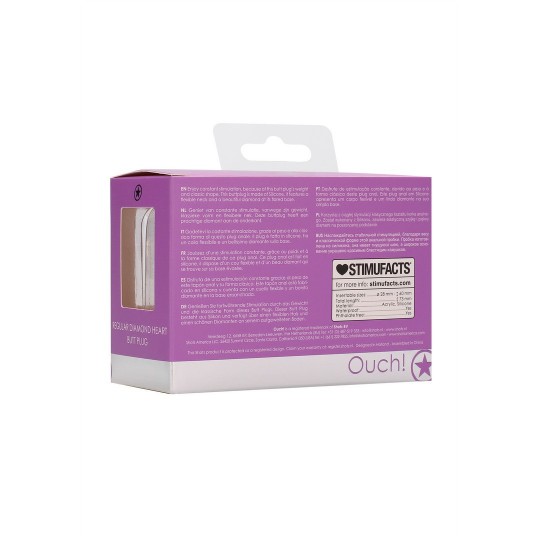 DIAMOND HEART BUTT PLUG - REGULAR