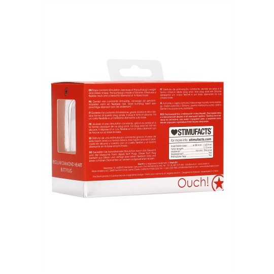 ЗАТЫЧКА ДЛЯ ПОПЫ "БРИЛЛИАНТОВОЕ СЕРДЦЕ" - ОБЫЧНАЯ