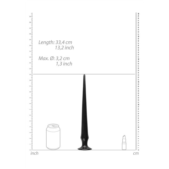 ФАЛЛОИМИТАТОР С ШИПАМИ ДЛЯ ЗАДНИЦЫ - 13 / 34 СМ