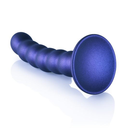 BEADED SILICONE G-SPOT DILDO - 5'' / 13 CM