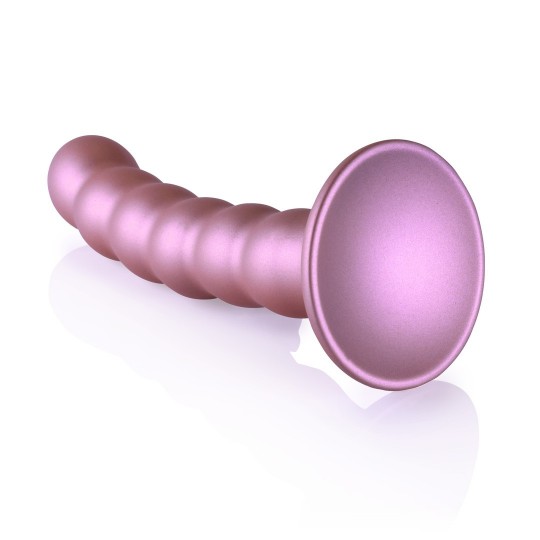 BEADED SILICONE G-SPOT DILDO - 5'' / 13 CM