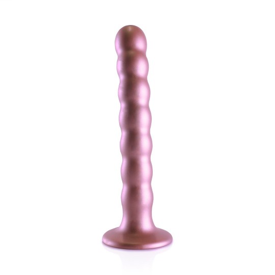 BEADED SILICONE G-SPOT DILDO - 6,5' / 16,5 CM